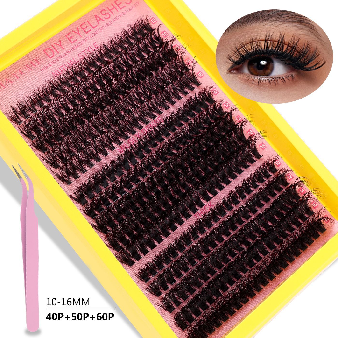 Falsche Wimpern Set zum selber machen