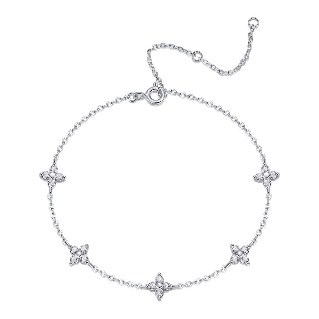 Moissanit Armband aus 925er Sterling Silber