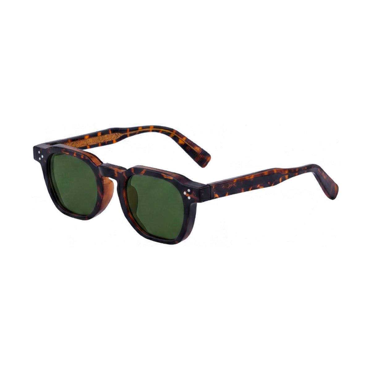 Trendige kleine quadratische Sonnenbrille – Ansicht 6