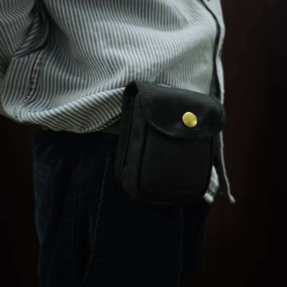 Retro-Gürteltasche aus Canvas für Herren