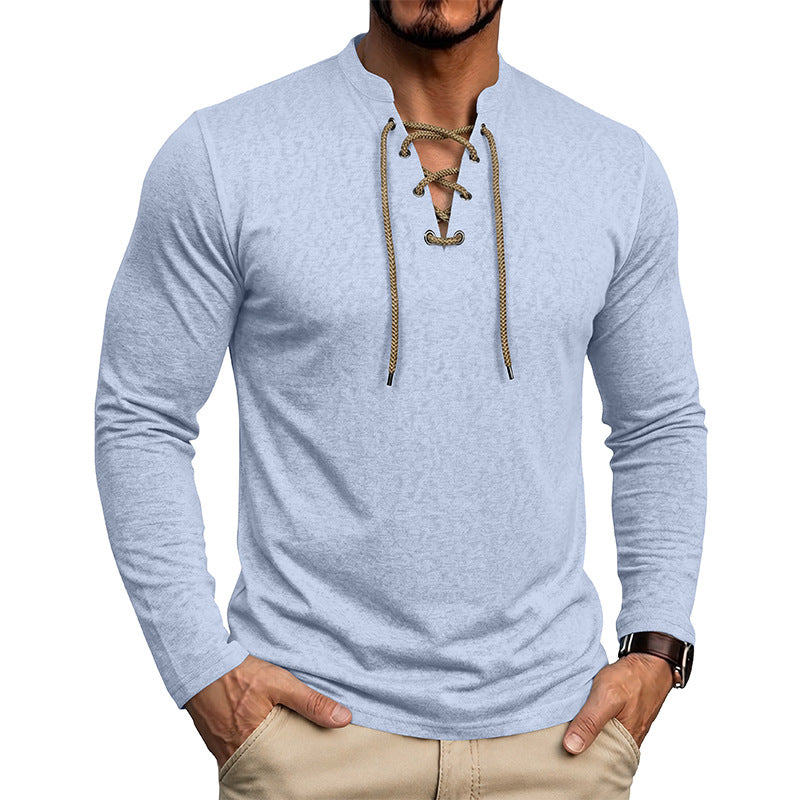 Herren Langarmshirt Baumwollmischung – Bild 2 | LuxeStyle