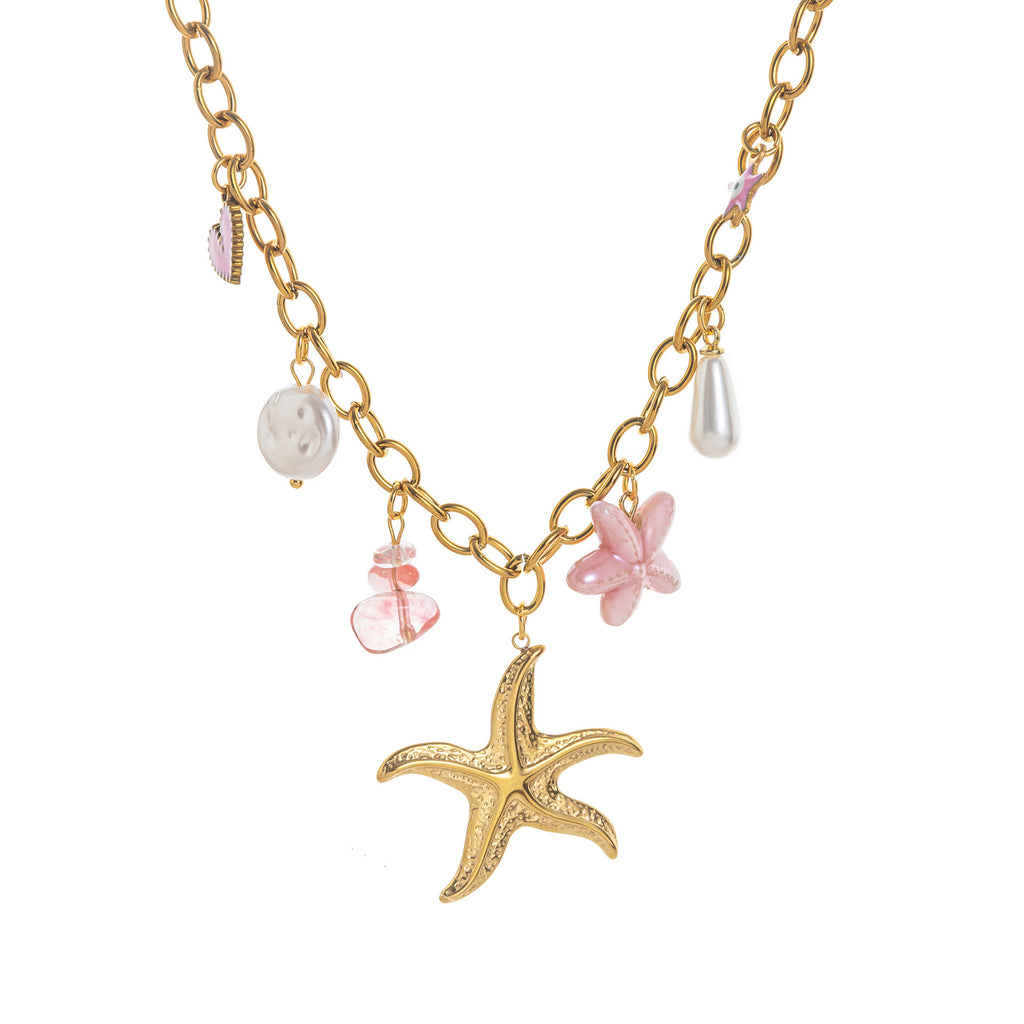 Farbveredeltes Edelstahl-Halsband