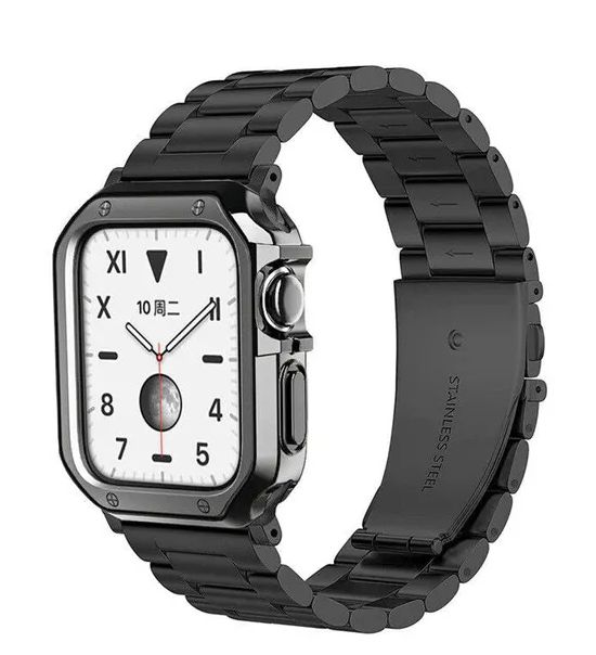 Edelstahl-Armband für Apple Watch mit TPU-Gehäuse – Ansicht 6