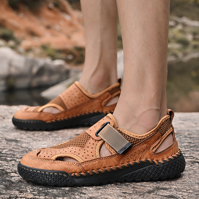 Atmungsaktive geschlossene Herren-Sandalen