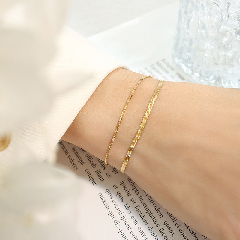 Doppellagiges Kettchen-Armband