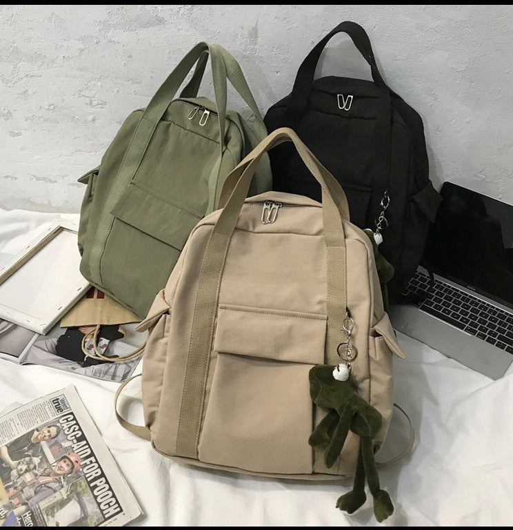 Grosser Canvas Rucksack für Schule & Freizeit – Bild 6 | LuxeStyle