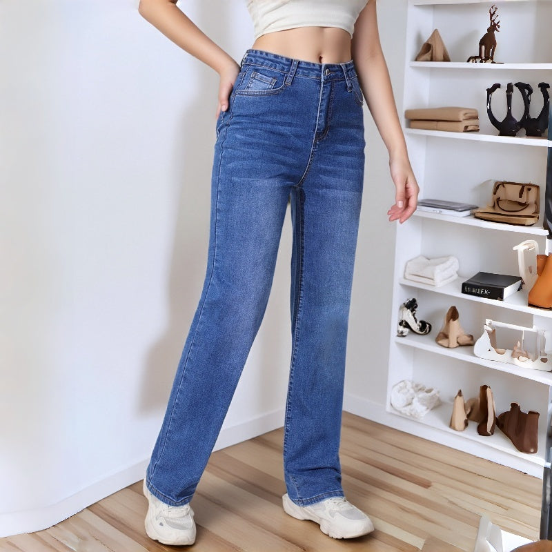 High Waist Wide Leg Jeans