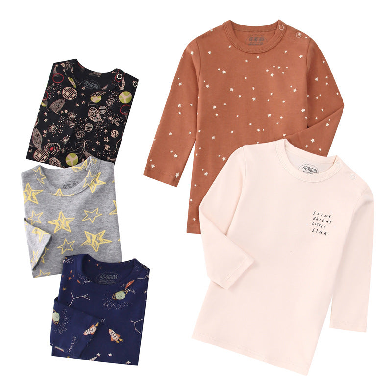 5er-Set Langarmshirts für Kinder – Bild 3 | LuxeStyle