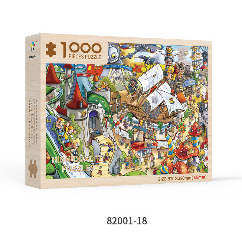 Holzpuzzle für Erwachsene – 1000 Teile – Bild 8 | LuxeStyle