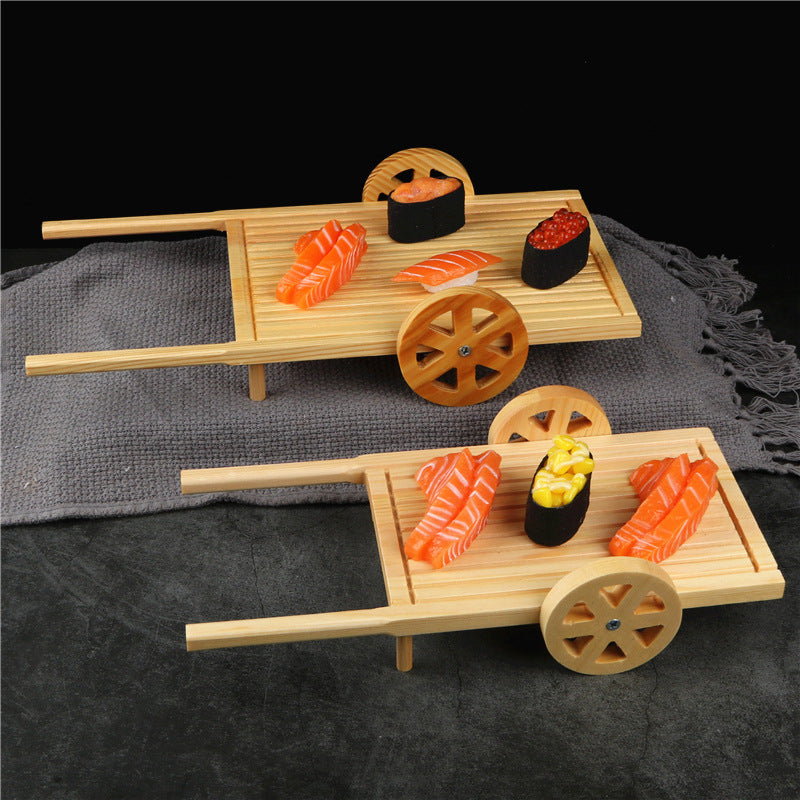 Holz Servierwagen für Sushi und Sashimi
