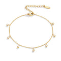 Einfacher Frauenknöchel-Schmuck