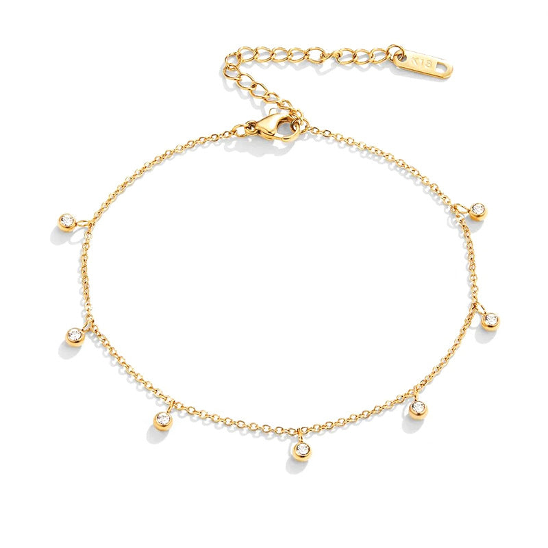 Einfacher Frauenknöchel-Schmuck