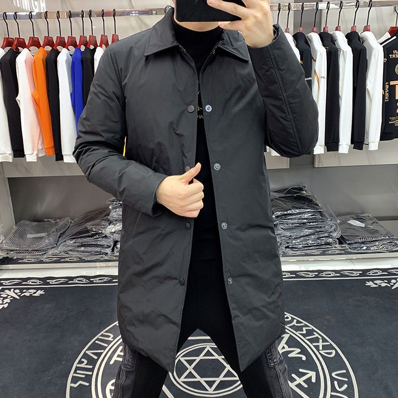 Herren Slim-fit Mittel Reversjacke