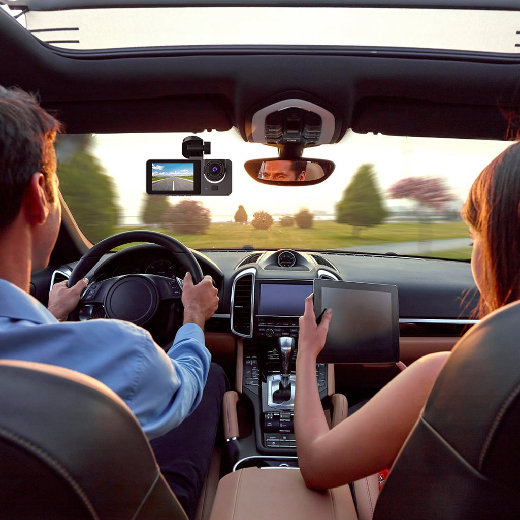 3-Kanal-Dashcam mit Bewegungsmelder