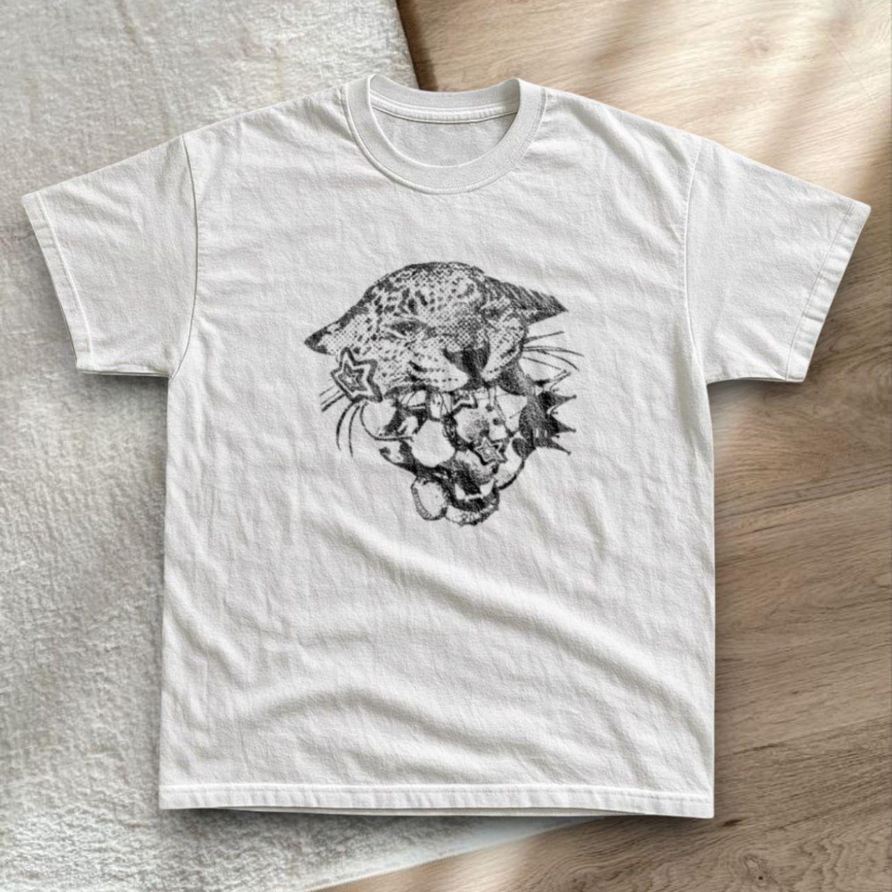 Tiger-Druck T-Shirt