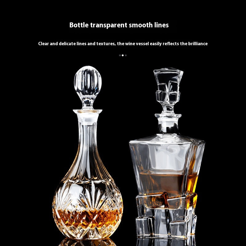 Weinflasche aus Glas