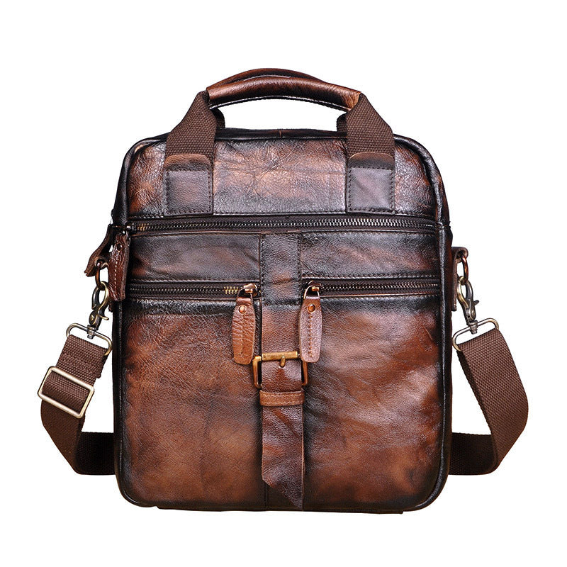 Leder Retro Tablet Umhängetasche – Bild 3 | LuxeStyle