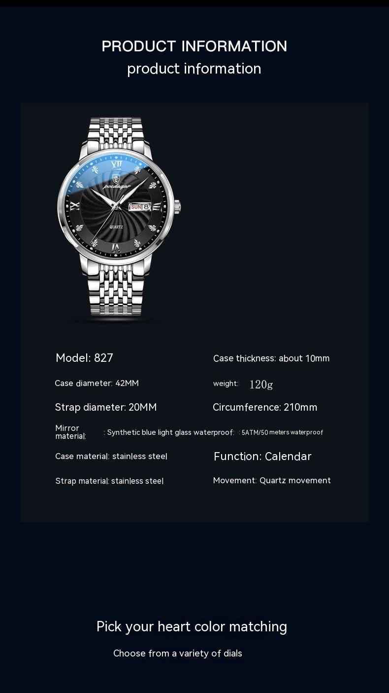 Luxus-Stahlarmband-Uhr – Bild 10 | LuxeStyle