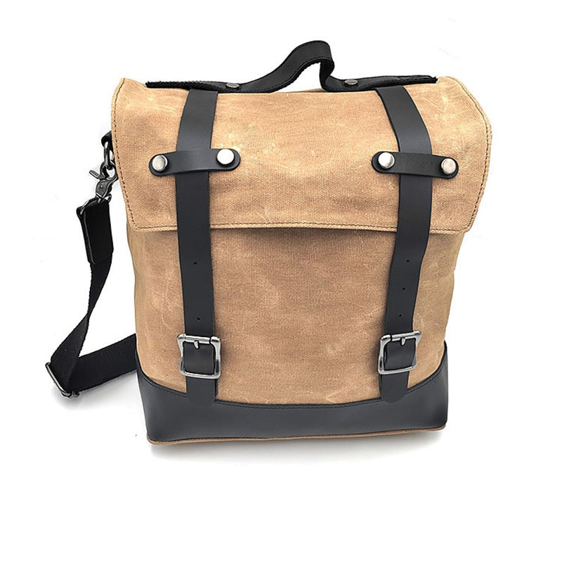 Wasserdichte Motorrad-Seitenpacktasche aus Canvas – Bild 5 | LuxeStyle