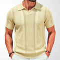 Herren Strick-Polo Lido