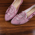 Vintage Flats mit spitzer Zehe