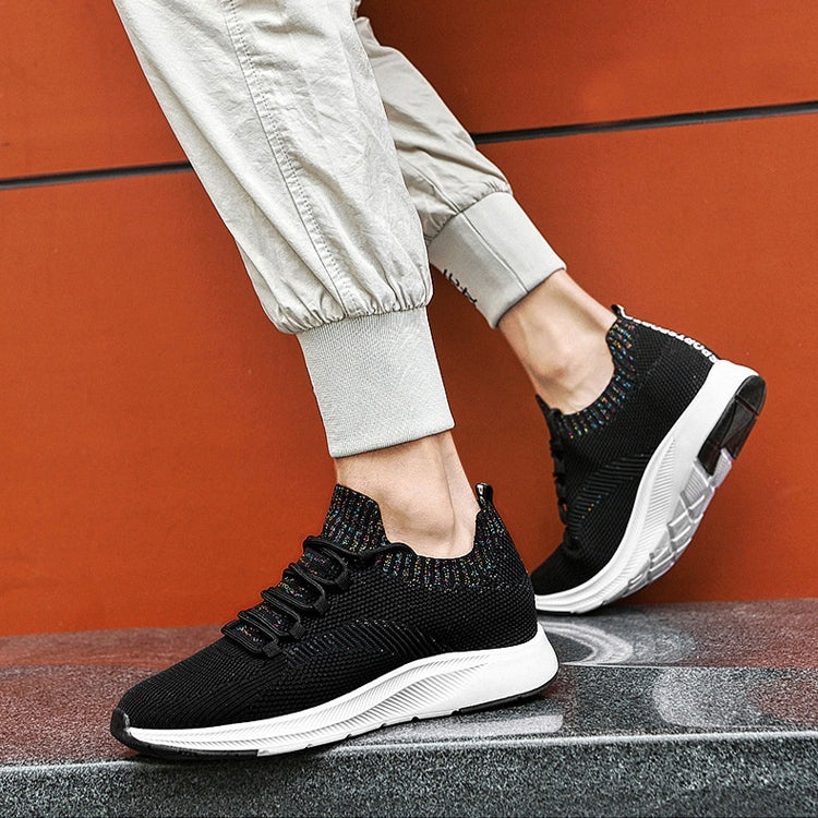 Weisser Sneaker mit verstecktem 7 cm Absatz – Bild 17 | LuxeStyle