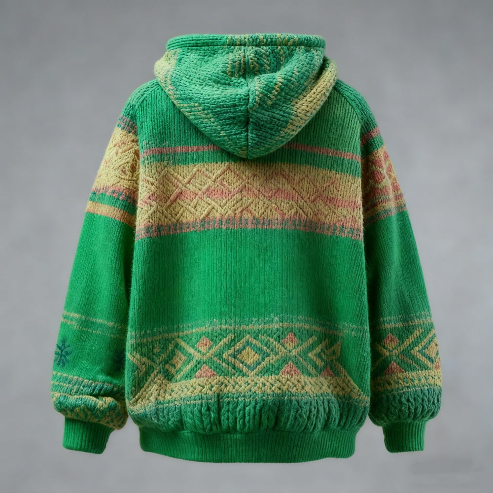 3D Retro Hoodie für Herren