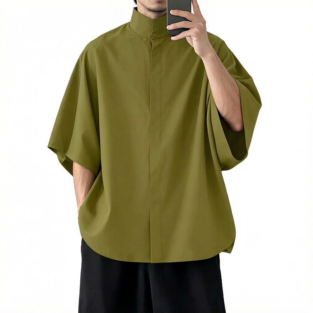 Lässiges Shirt mit überschnittenen Schultern