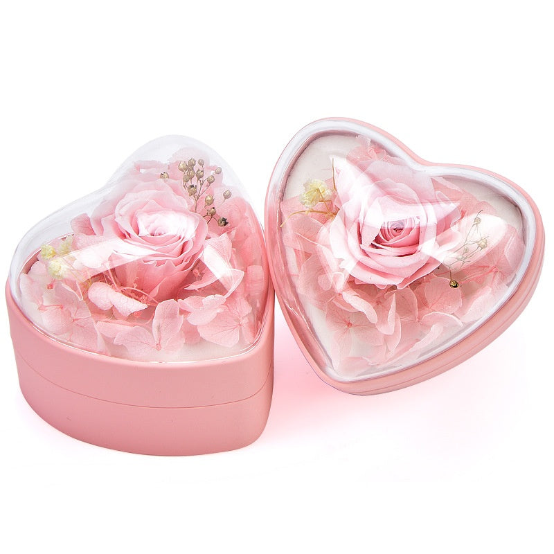 Rosen-Schmuckbox für Ringe und Anhänger – Bild 2 | LuxeStyle