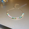 Diamantförmiges Zirkonia-Armband mit etherealem Glanz