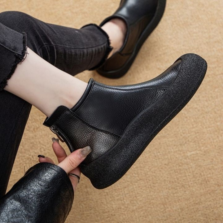 Vintage Damen Boots mit weicher Sohle – Bild 2 | LuxeStyle