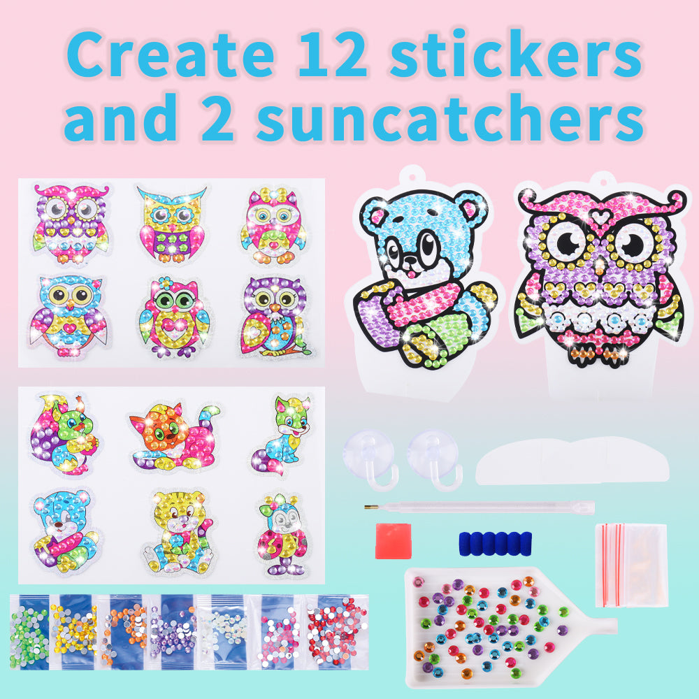 5D Laser Diamant Sticker für Kinder