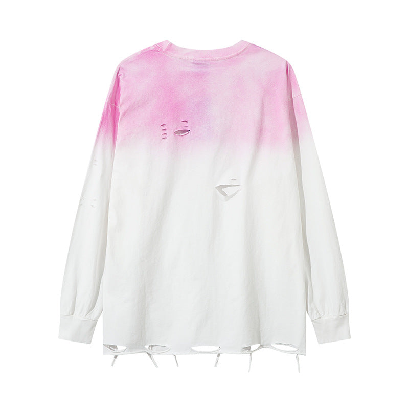 Langarm-Shirt mit Farbverlauf – Bild 2 | LuxeStyle