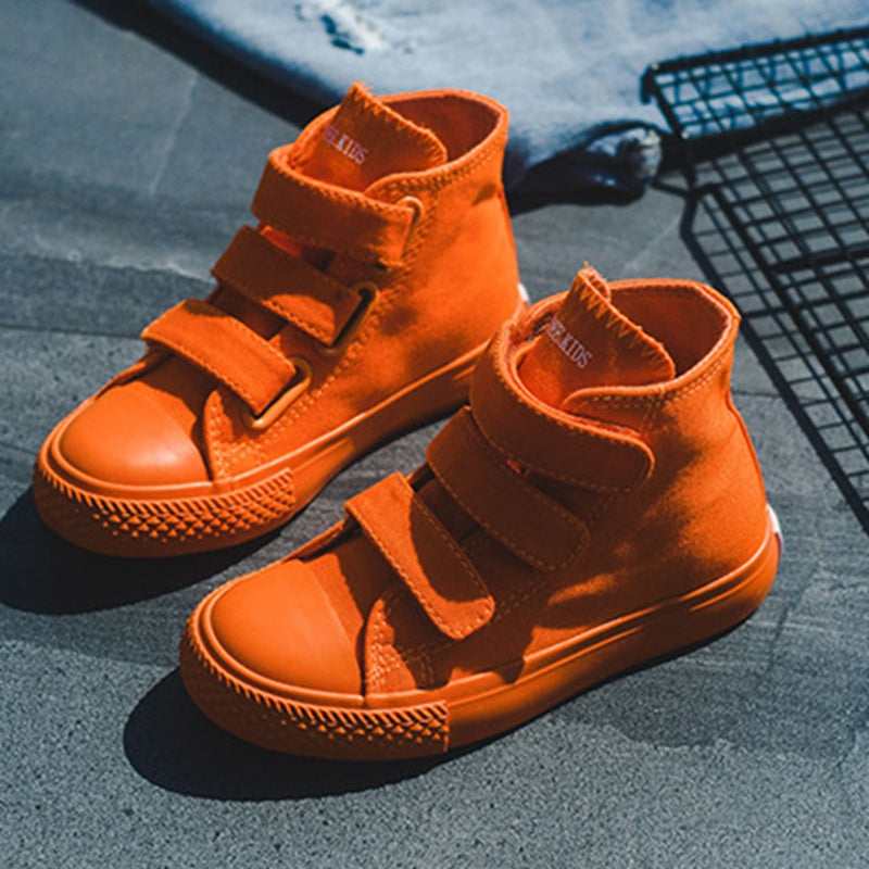 Kinder High-Top Canvas-Schuhe im Koreanischen Stil – Bild 2 | LuxeStyle