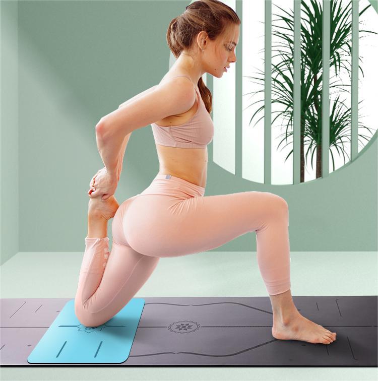 Kleine Yoga-Matte aus Naturkautschuk – Bild 2 | LuxeStyle