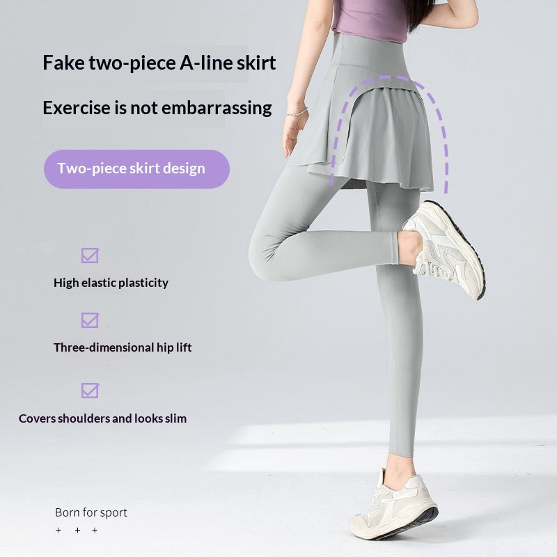 High-Waist Yoga Leggings mit Shaping-Effekt