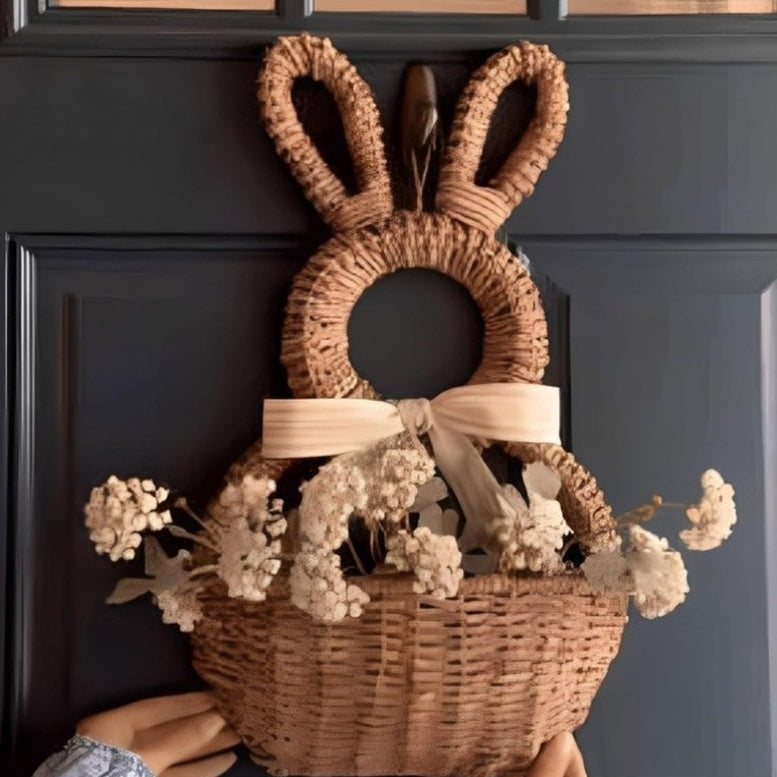 Korb mit Hasenohren im Rattan-Stil – Bild 5 | LuxeStyle