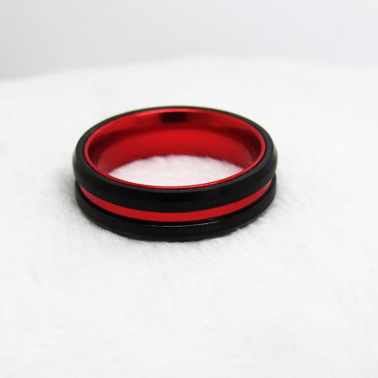 Wolframstahl-Ring-Set für Herren – Bild 2 | LuxeStyle
