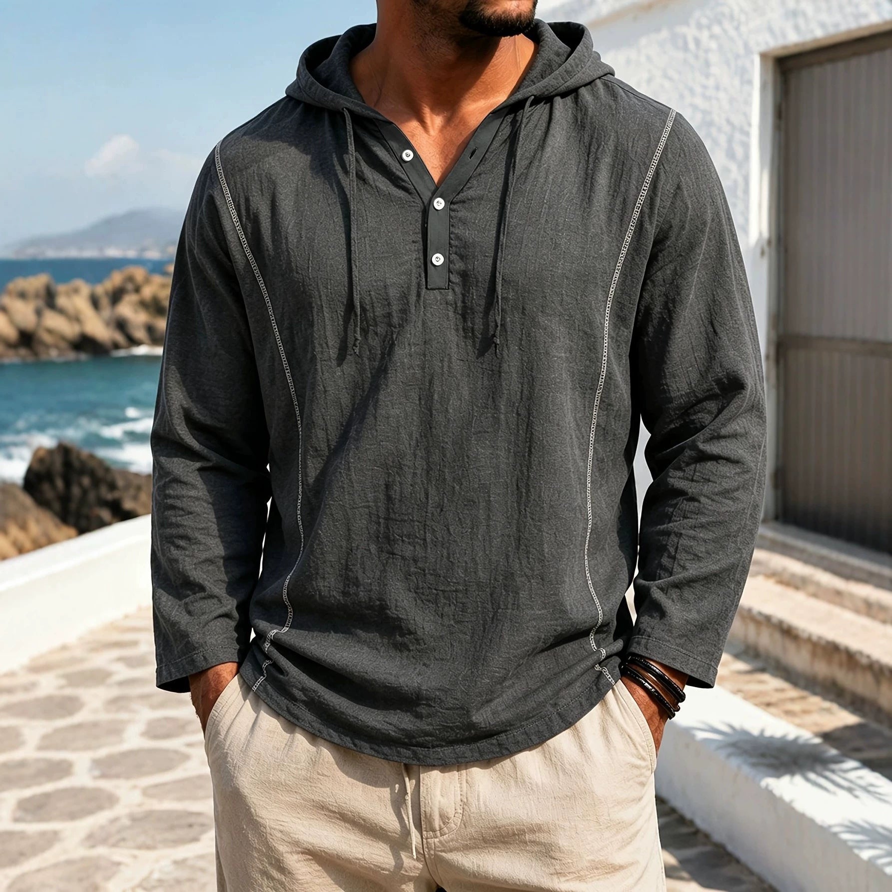 Lässiger Kapuzenpullover für Herren