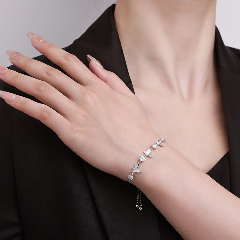 Moissanit Armband aus 925er Sterlingsilber | LuxeStyle