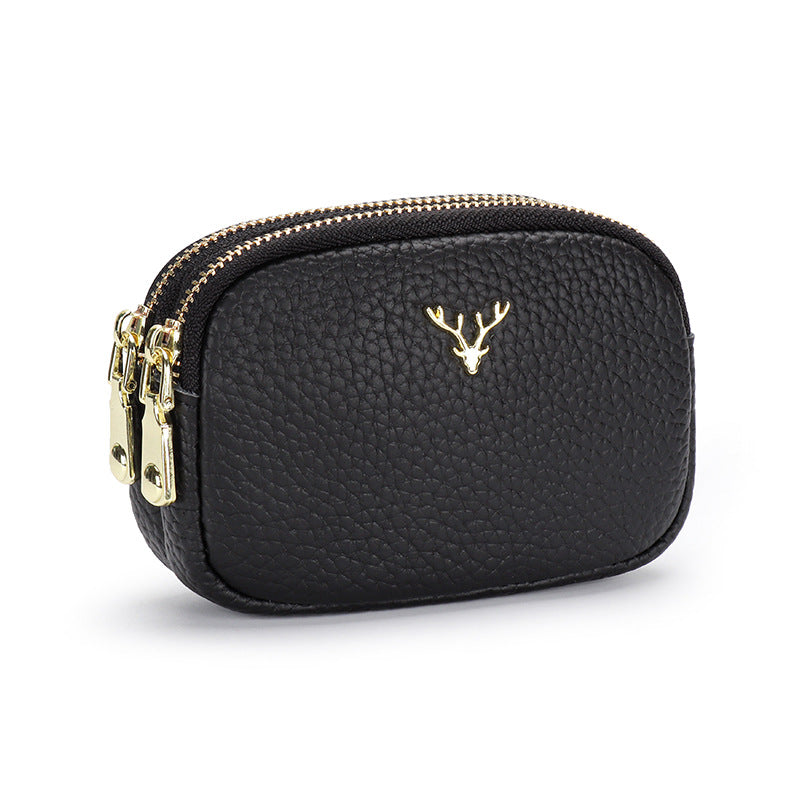 Mini-Portemonnaie aus echtem Leder – Bild 8 | LuxeStyle