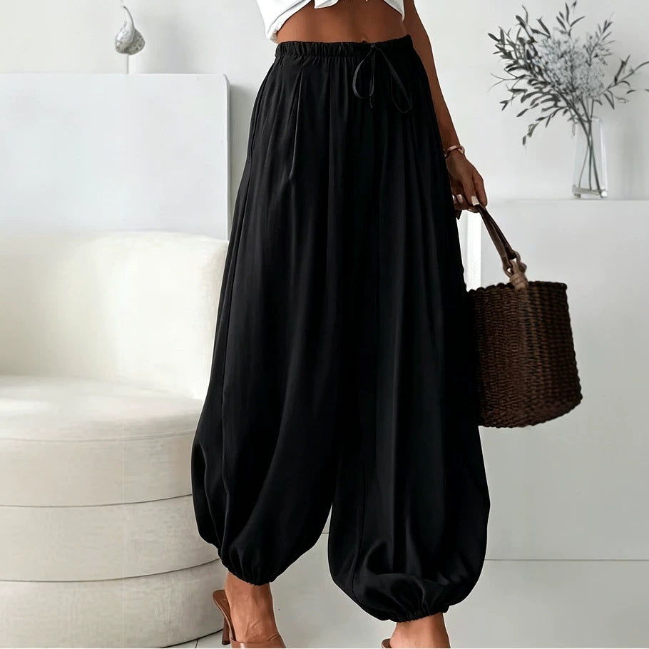 Weite Sommerhose mit Elastikbund