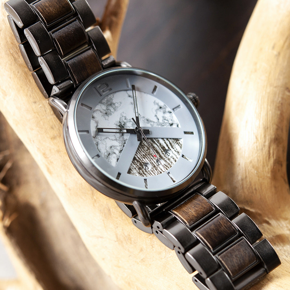Herren Holz Uhr