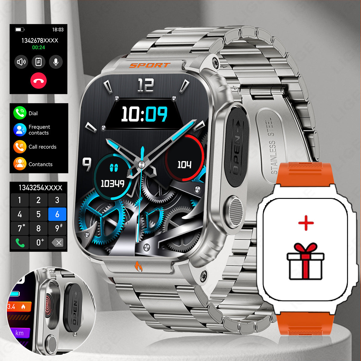 P60 2-in-1 Outdoor Smartwatch