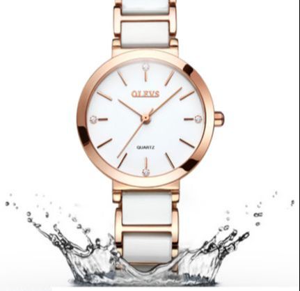 Wasserdichte Damen-Armbanduhr aus Edelstahl – Bild 6 | LuxeStyle