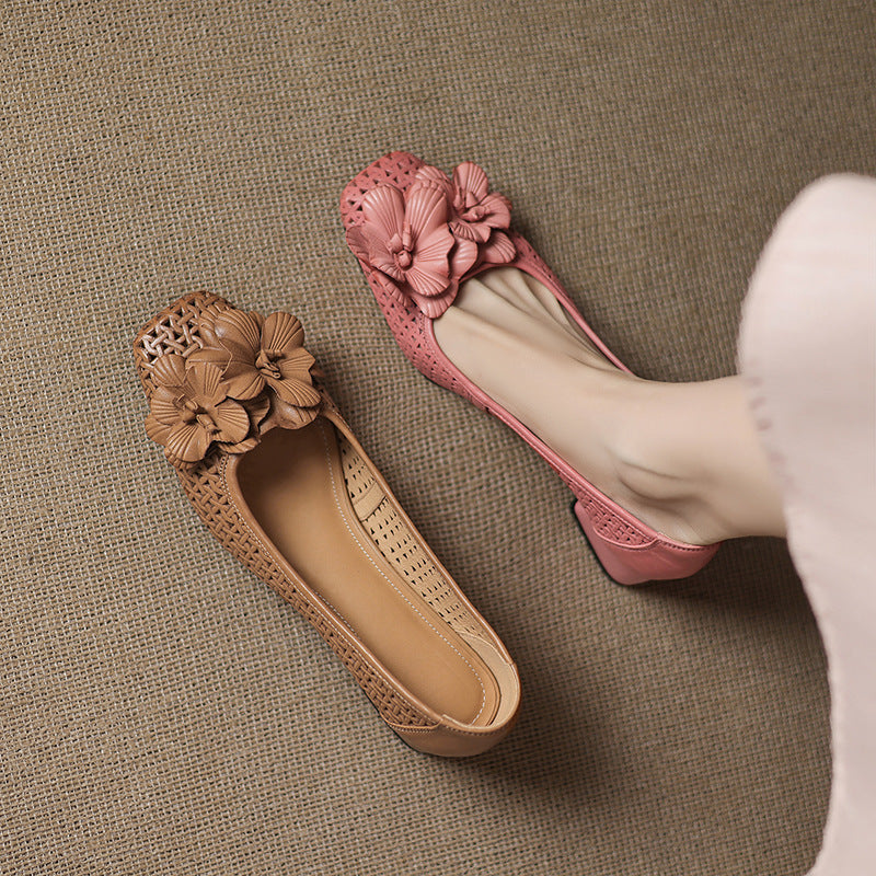 Lederpumps in Lederfaden – Bild 4 | LuxeStyle