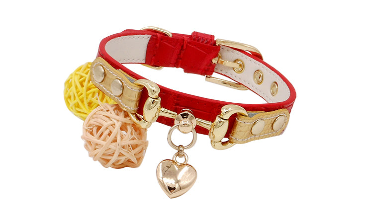 Leder-Halsband mit Doppelklett – Bild 6 | LuxeStyle