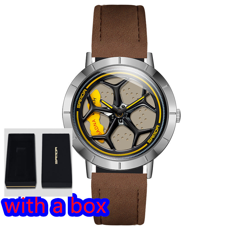 Sanda Wheel Quarz-Uhr – 43 mm, 30 m wasserdicht – Bild 14 | LuxeStyle