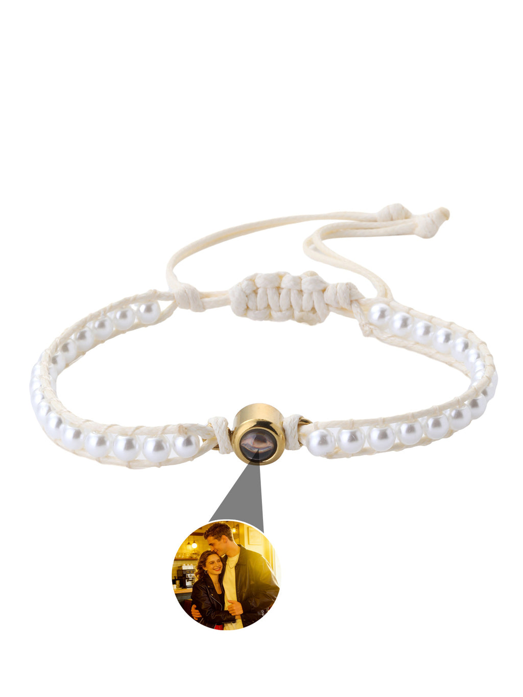 Perlenarmband mit Gravur