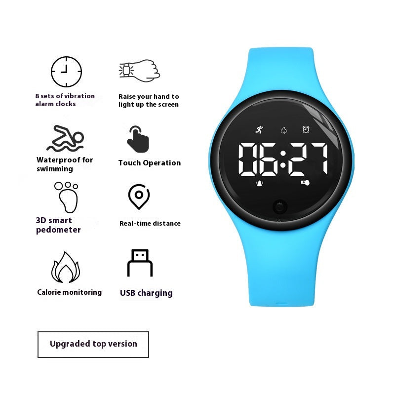 Elektronische Armbanduhr mit Vibrationsalarm – Ansicht 7